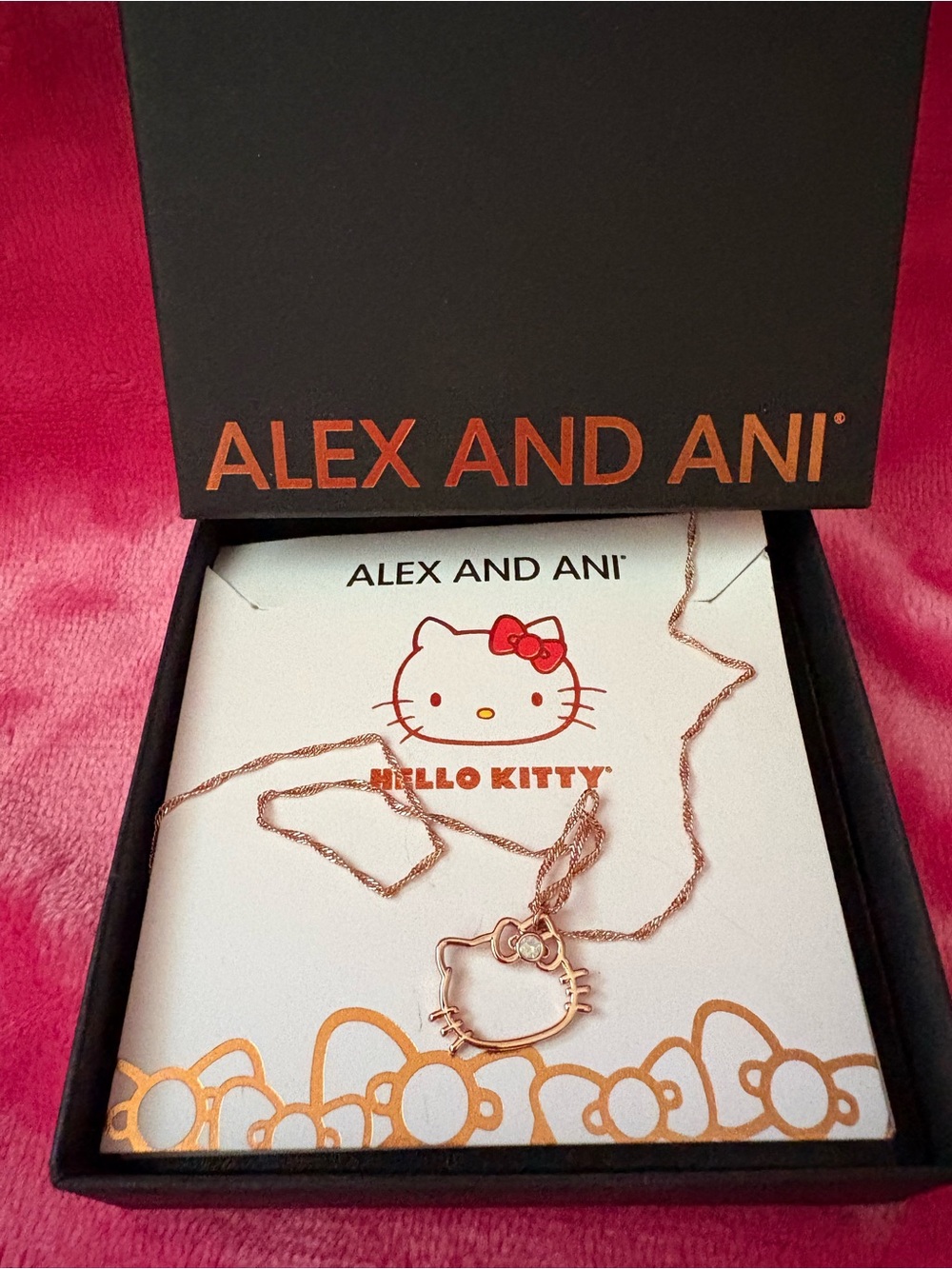 NWT Alex & Ani Hello Kitty necklace